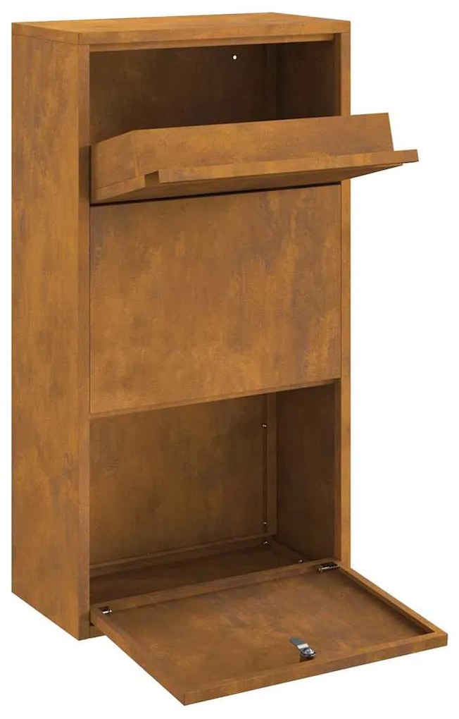 Caixa de Entrega de Pacotes 44x22x82 cm Aço Envelhecido