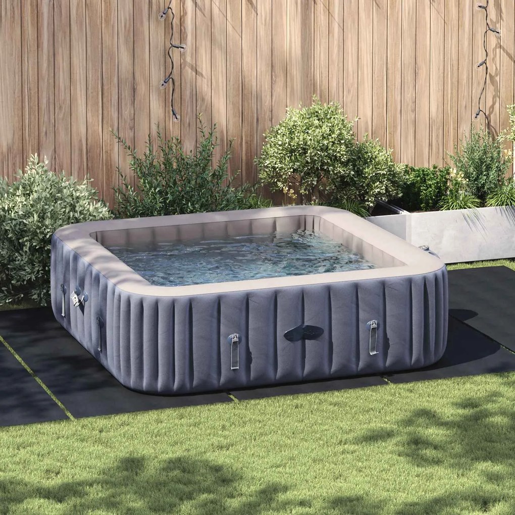 vidaXL Lona para Fundo de Piscina Ajustável Preto 550 x 280 x 0,1 cm