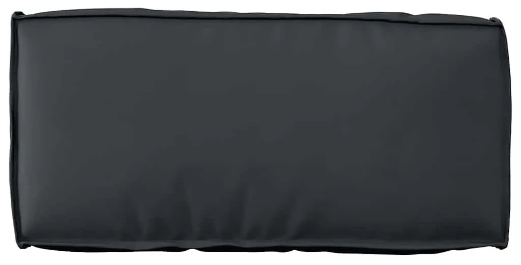 Capa de Almofada para Encosto Preta 80x40x12 cm, em Tecido Oxford