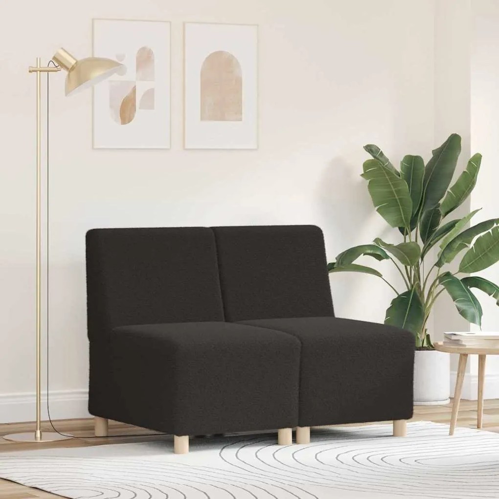 vidaXL Cadeira Sofa 2 pcs Cinzento escuro 55 x 74 x 82 cm