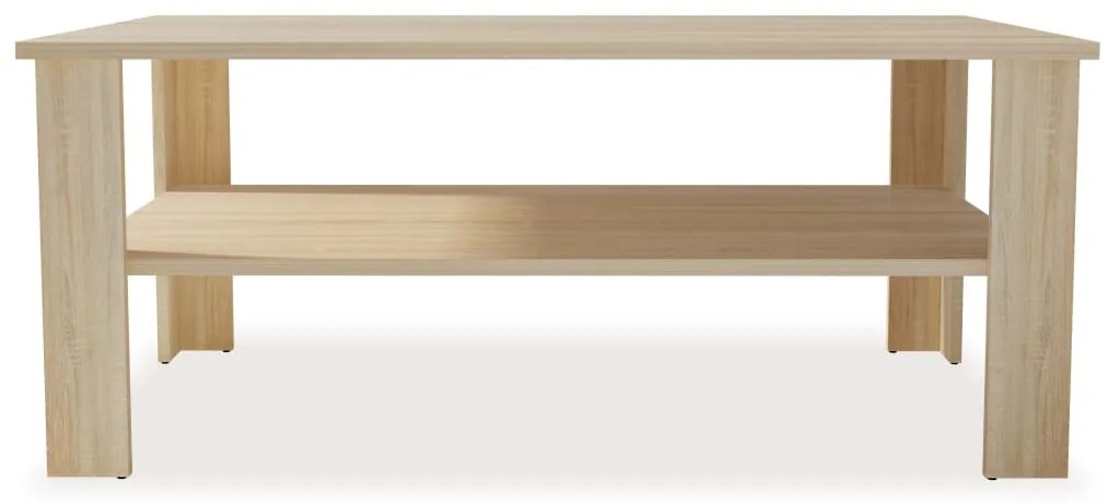 Mesa de centro em aglomerado 100x59x42 cm carvalho