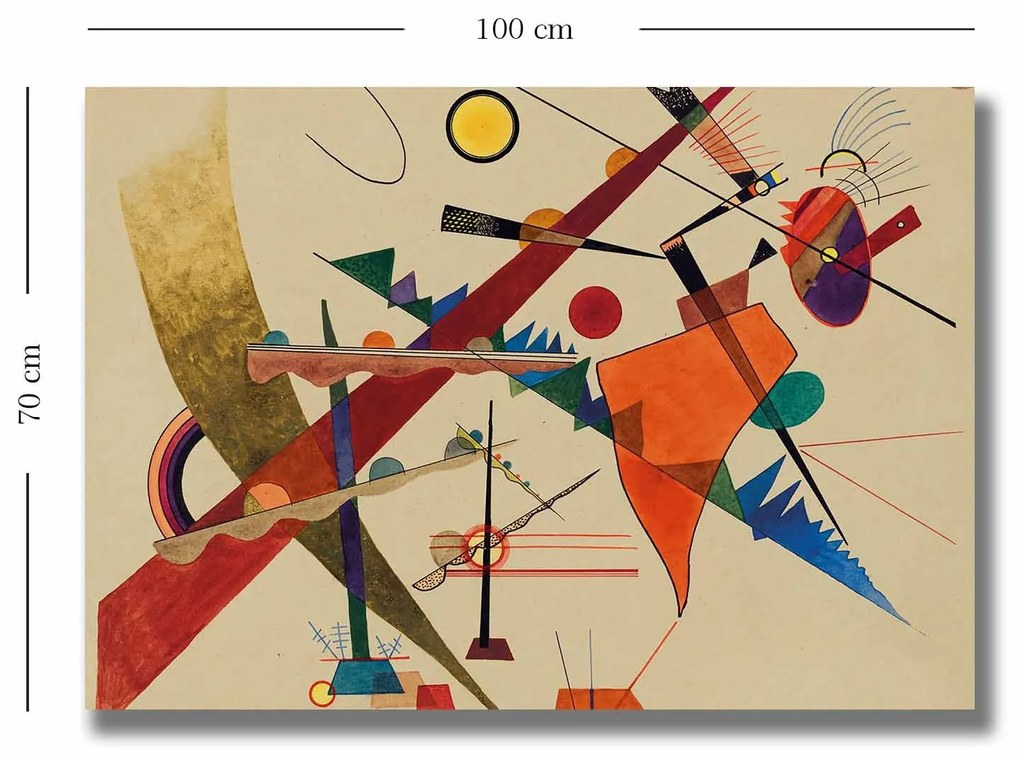 Quadro Decorativo 70100KANDINSKY003 – Multicolor – 70 x 100 cm