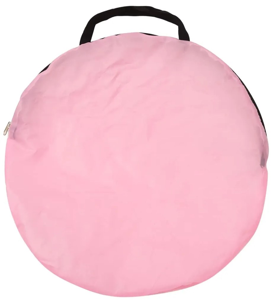 Tenda de brincar infantil 100x100x127 cm rosa