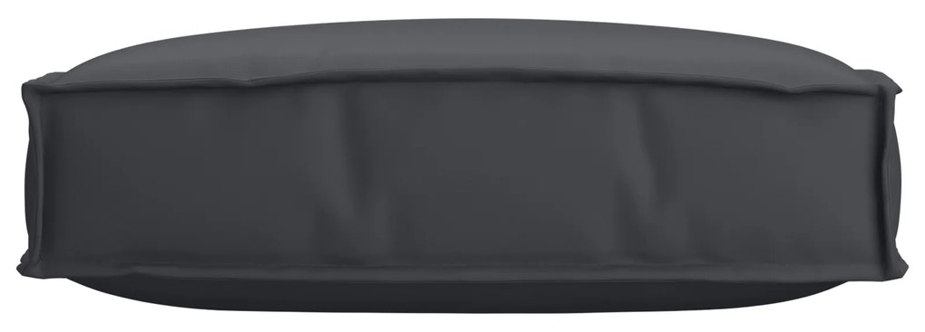 Almofada de Palete para Assento Preto 60x60x12 cm Tecido Oxford