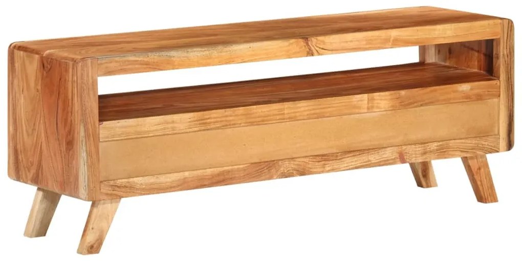 Móvel de TV 110x30x40 cm madeira de acácia maciça