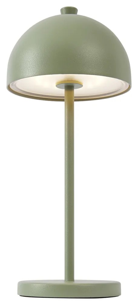 Candeeiro de Mesa Verde Incl. LED IP54 Recarregável com Estação de Carregamento - Squirrel Moderno