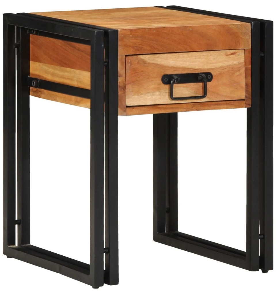Mesa de Apoio vidaXL 40x40x50 cm em Madeira de Acácia