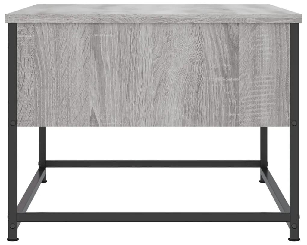 Mesa de centro 100x51x40cm derivados de madeira cinzento sonoma