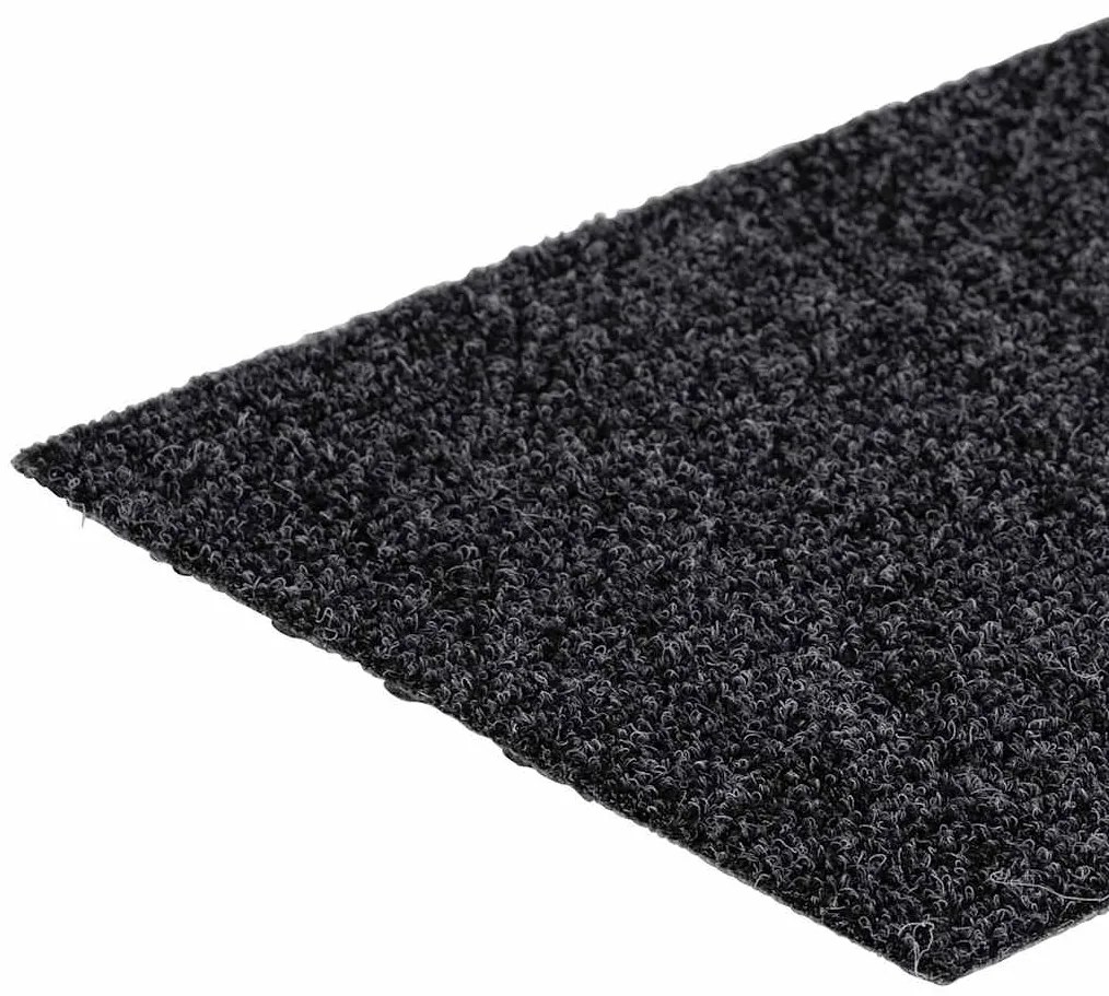 Tapetes de escada adesivos 30 pcs 76x20 cm retangular cinzento