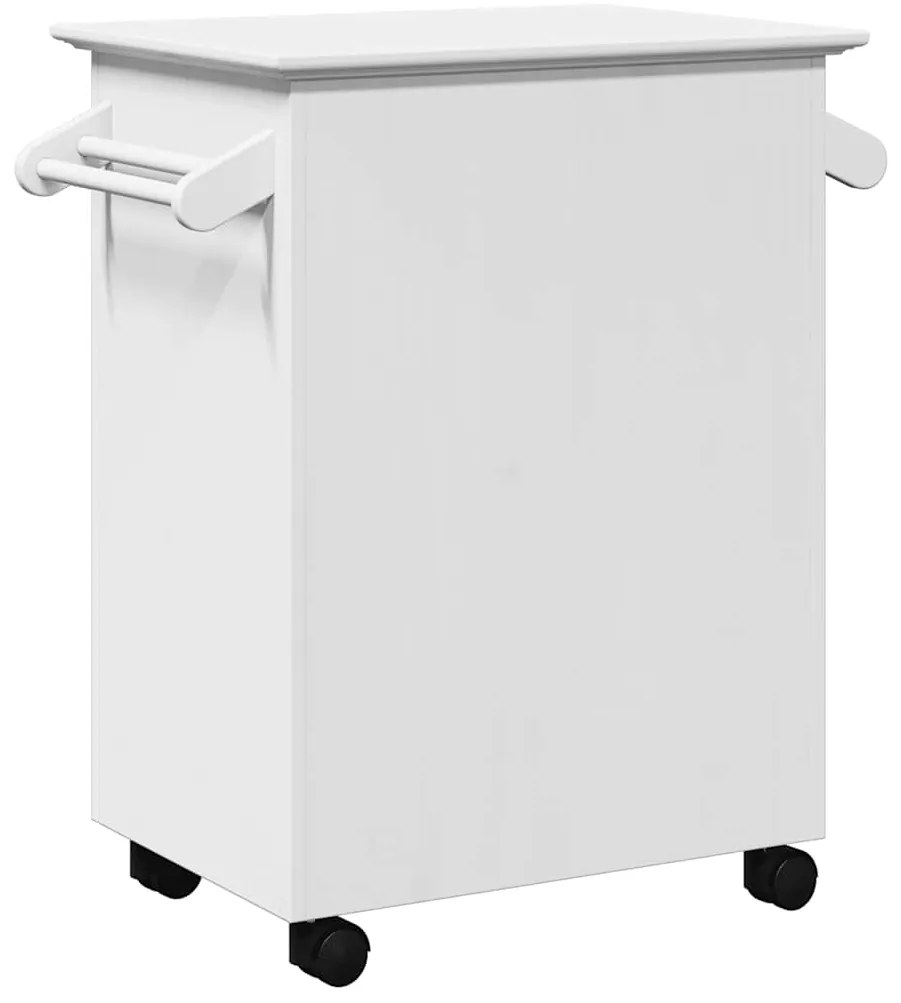 Carrinho de cozinha BODO branco 72x45x80 cm