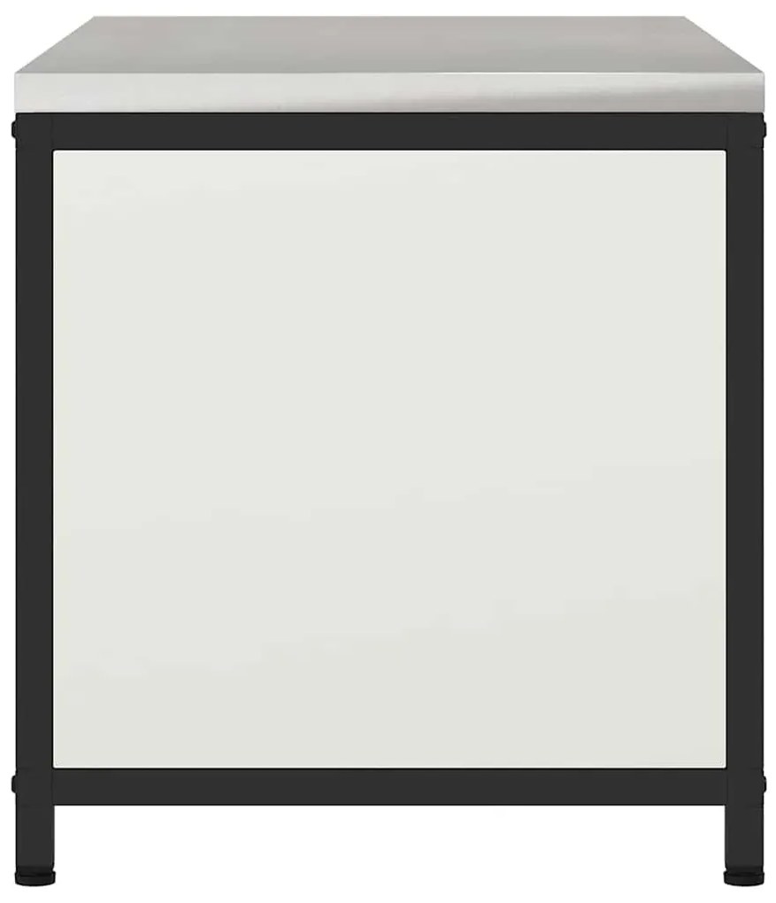 Armário de Armazenamento para Cozinha Branco 60 x 50 x 92 cm