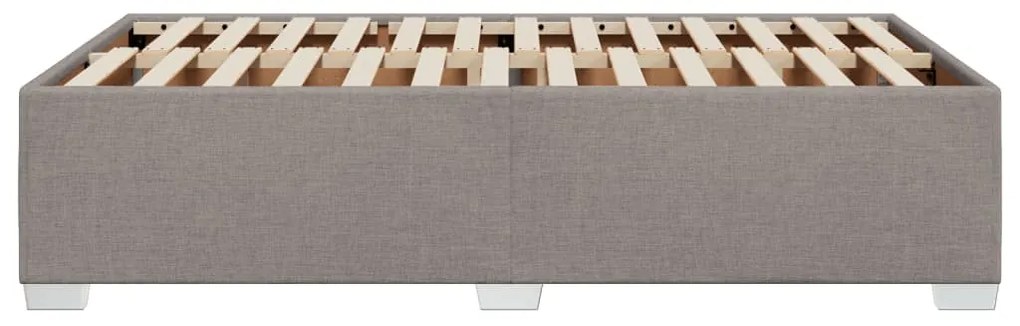Estrutura cama sem colchão 120x200 cm tecido cinza-acastanhado