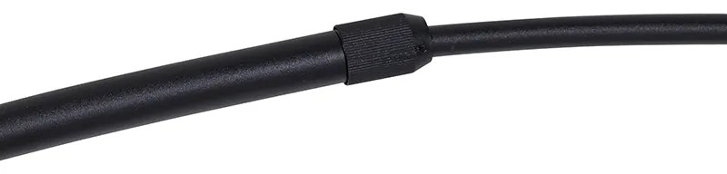 Candeeiro de Arco Moderno Preto - XXL