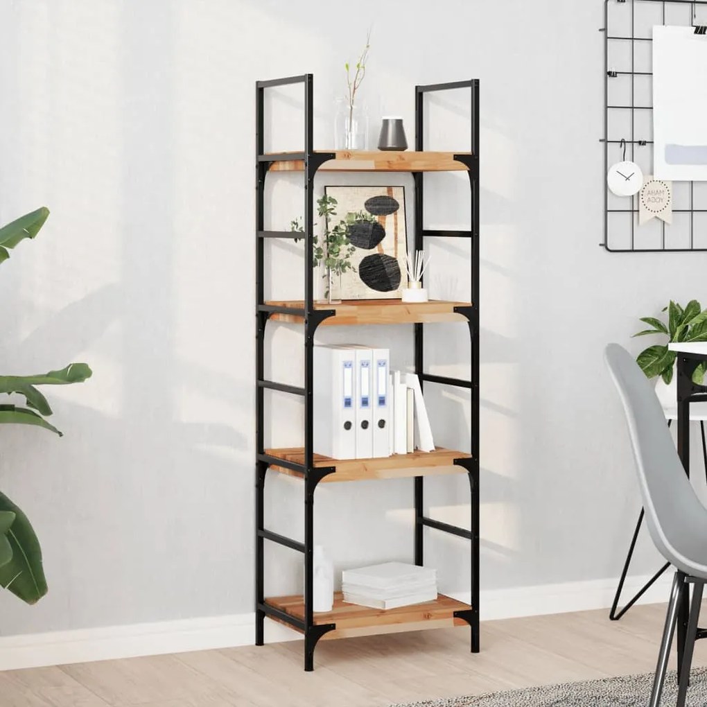 vidaXL Prateleira flutuante 60x30x4 cm acácia maciça acabamento a óleo