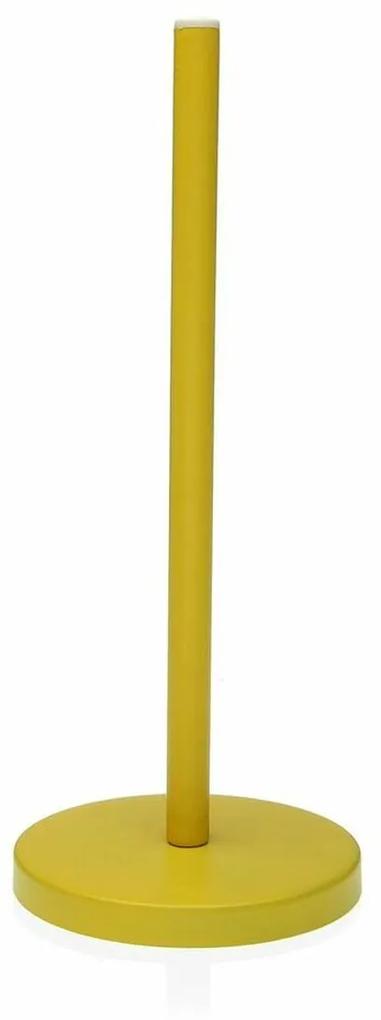 Porta-Rolos de Cozinha Versa Amarelo Metal Aço (30 cm)