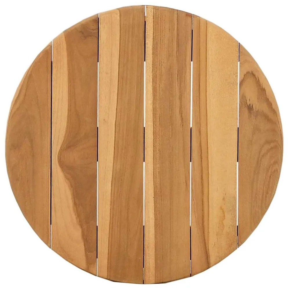 Mesa de Jardim Ø40x41 cm Madeira Sólida de Teca