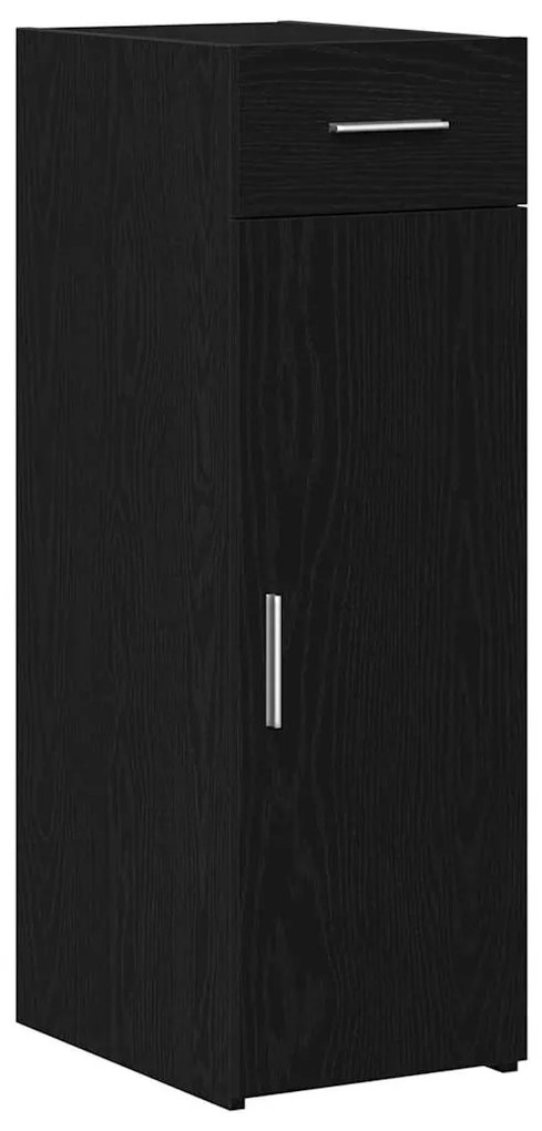Sideboard vidaXL Preto Carvalho 30x42,5x93 cm Madeira de engenharia