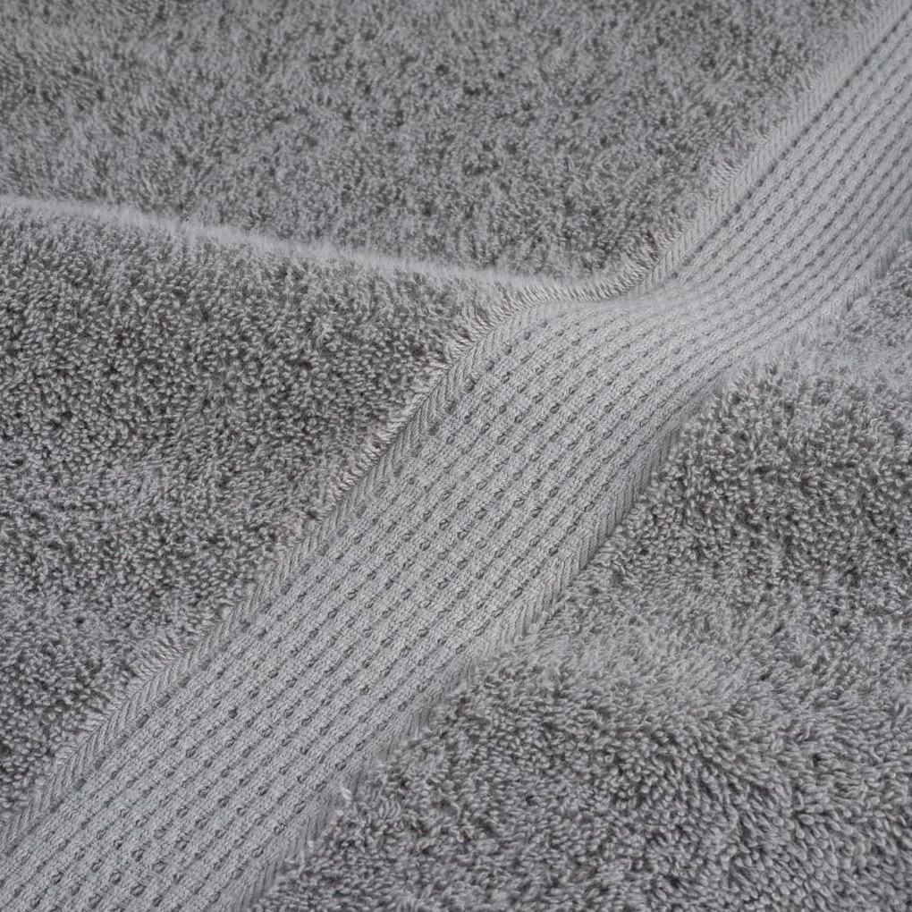 Toalhas de banho premium SOLUND 10pcs 70x140cm 600gsm cinzento