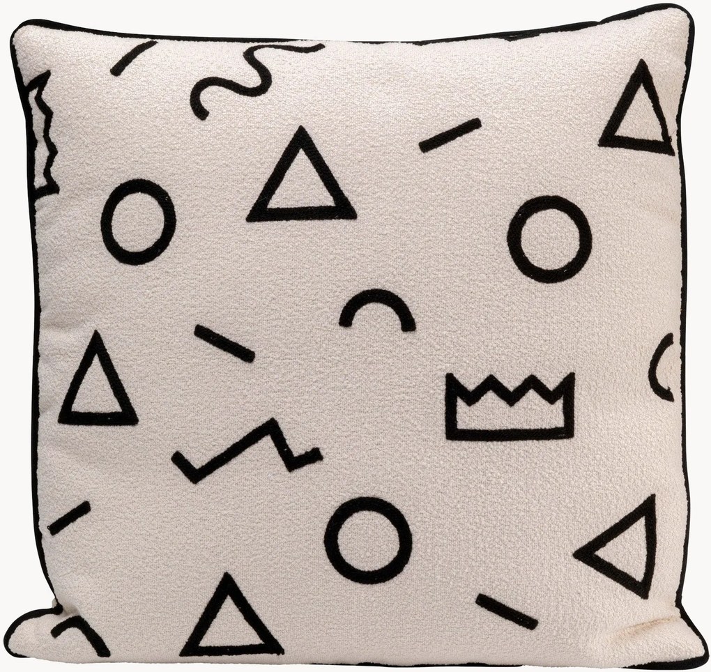 Almofada em bouclé Geometric