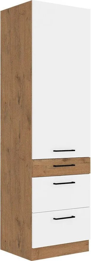 Armário modular com portas Wood White 127
