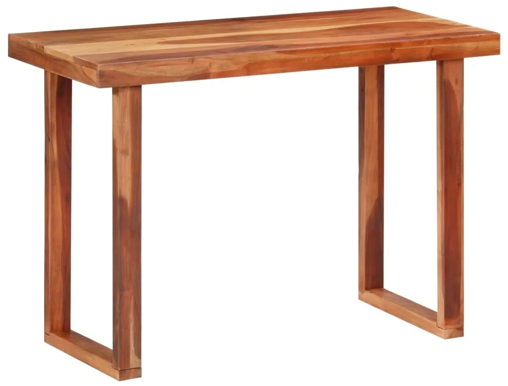 Mesa de jantar 110x50x76 cm madeira de acácia maciça