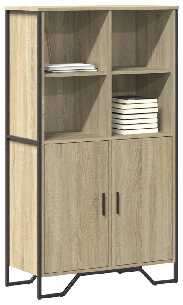 vidaXL Armário alto 79,5x35,5x137,5 cm deriv. madeira carvalho sonoma