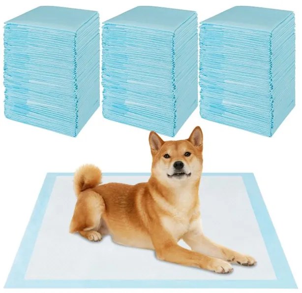 Tapetes de treinamento para cães, design de 6 camadas à prova de vazamentos, tapetes para filhotes (76 x 76 cm, 150 peças)