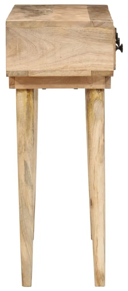 Mesa consola 110x30x75 cm madeira de mangueira maciça