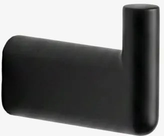 Cabide De Banho Em Aço Inoxidável Rovent Preto Mate - Sklum