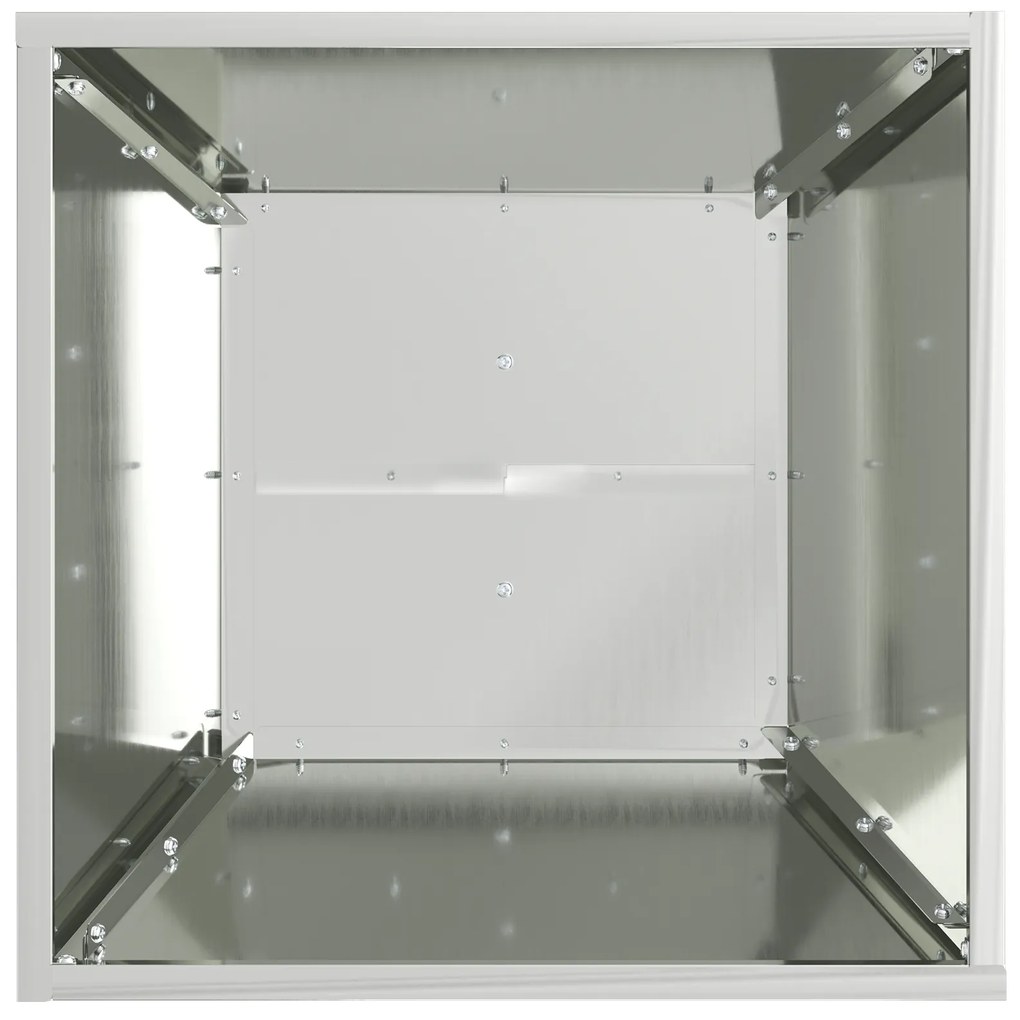 Conjunto de Suporte para Plantas Aço inoxidável 40 x 40 x 101 cm