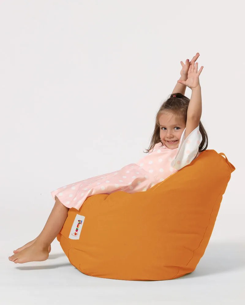 Puff de Jardim Premium Kids – Laranja – 60x60x25 cm | Tribo Home