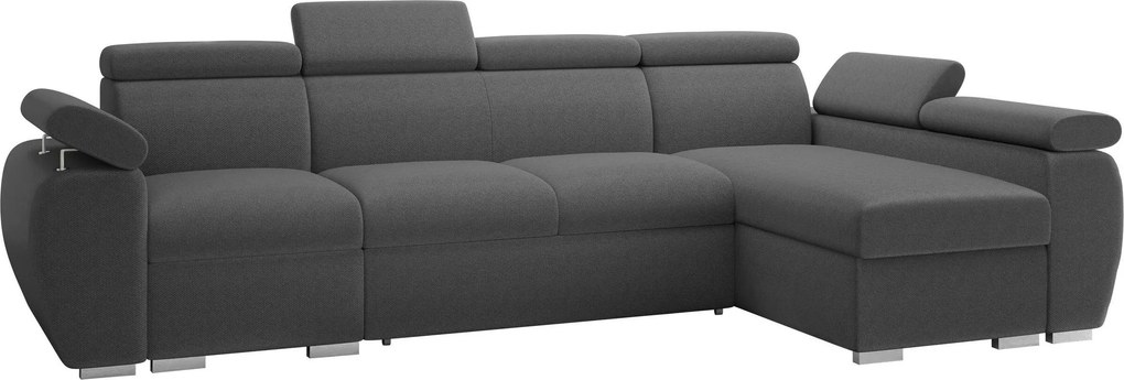Sofá de canto Columbus 227, Disponível, Disponível, 320x170x85cm, 161 kg, Pernas: Plástico
