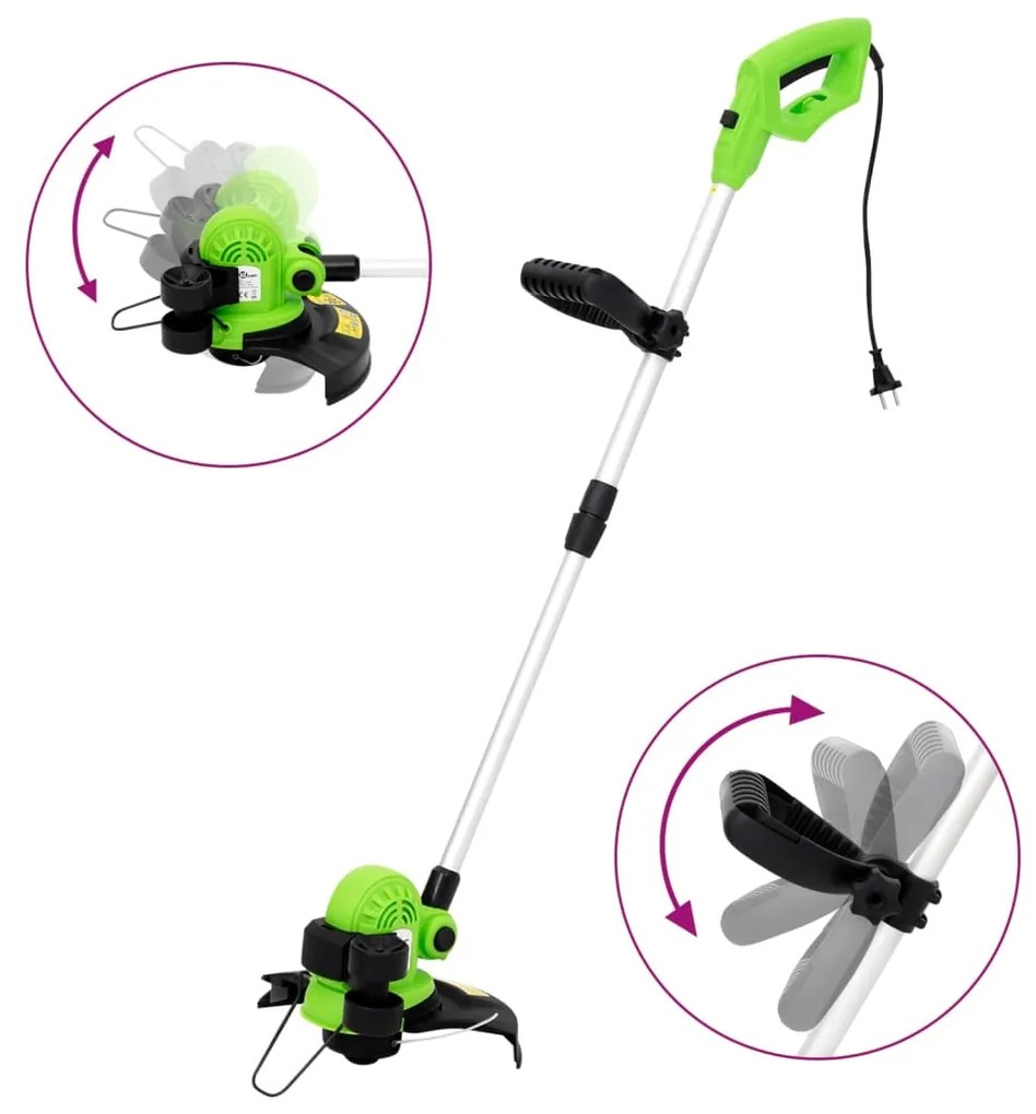 Aparador de relva telescópico elétrico 29 cm 550 W