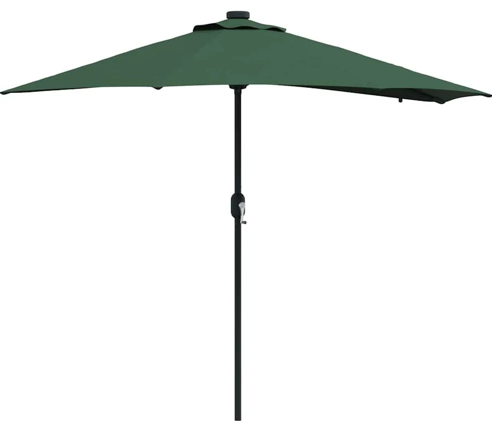 Guarda-sol de Jardim Verde 294 x 150 x 223 cm tecido