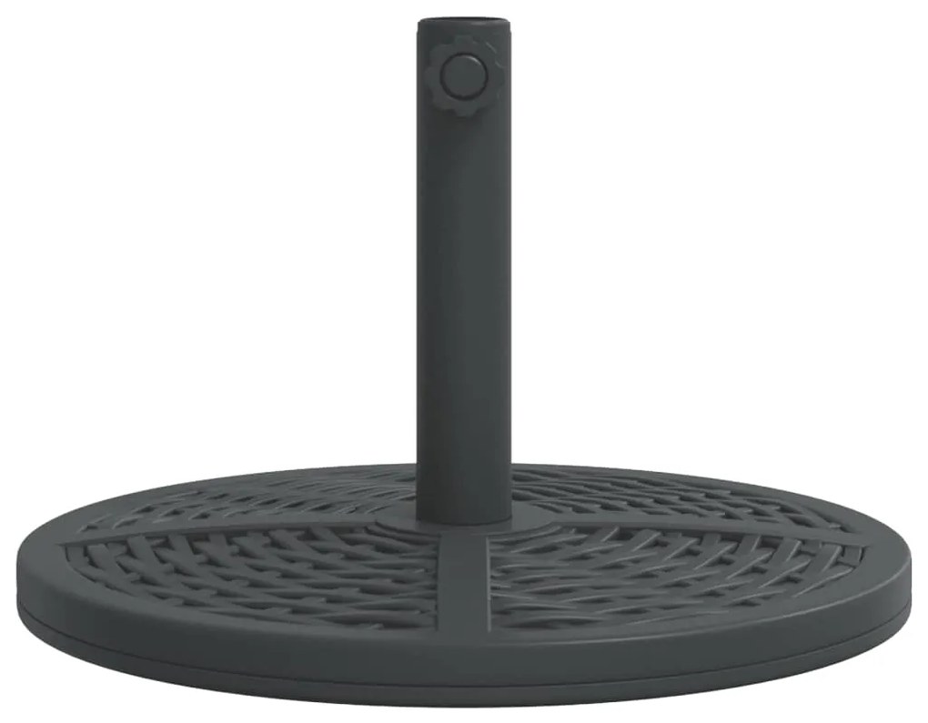 Base de guarda-sol para postes de Ø38/48 mm 12 kg redondo