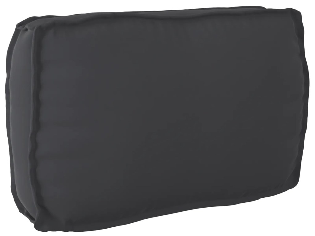 vidaXL Almofada de palete para encosto Preto 70 x 40 x 12 cm