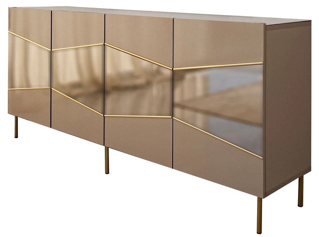 Console Nice – Bronze Gold – 180 cm x 80 cm x 40 cm