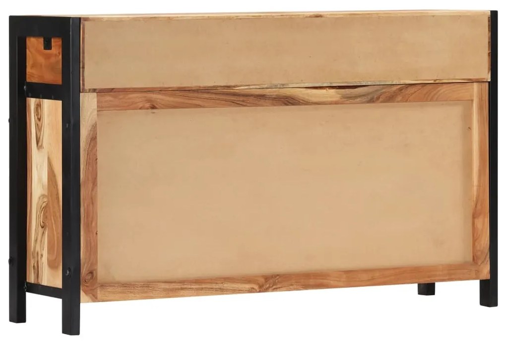 Aparador 120x35x75 cm madeira de acácia maciça