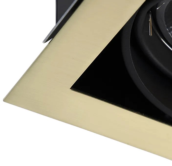 Foco embutido ajustável latão 2-luzes - Oneon