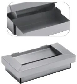 Cinzeiro para Parede C200 X L100 X A50mm Inox