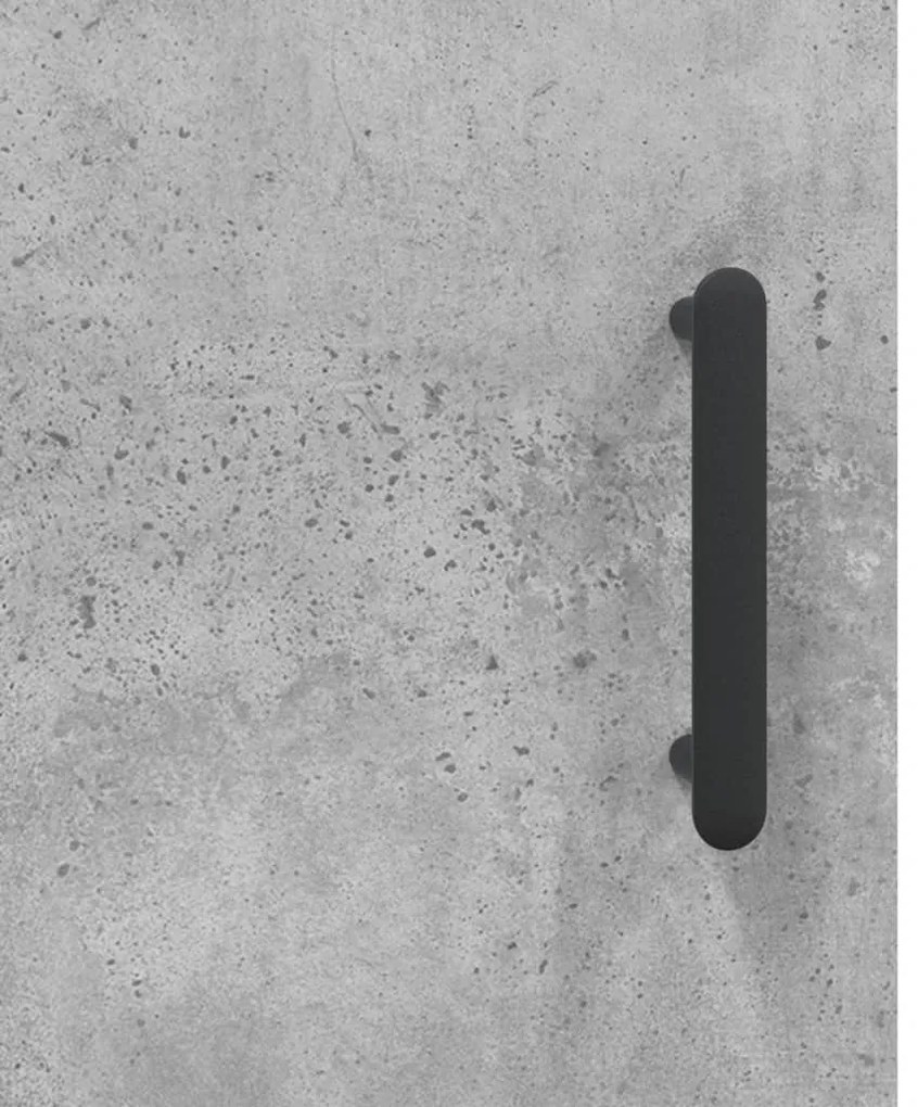 Secretária 140x50x75 cm derivados de madeira cinza cimento