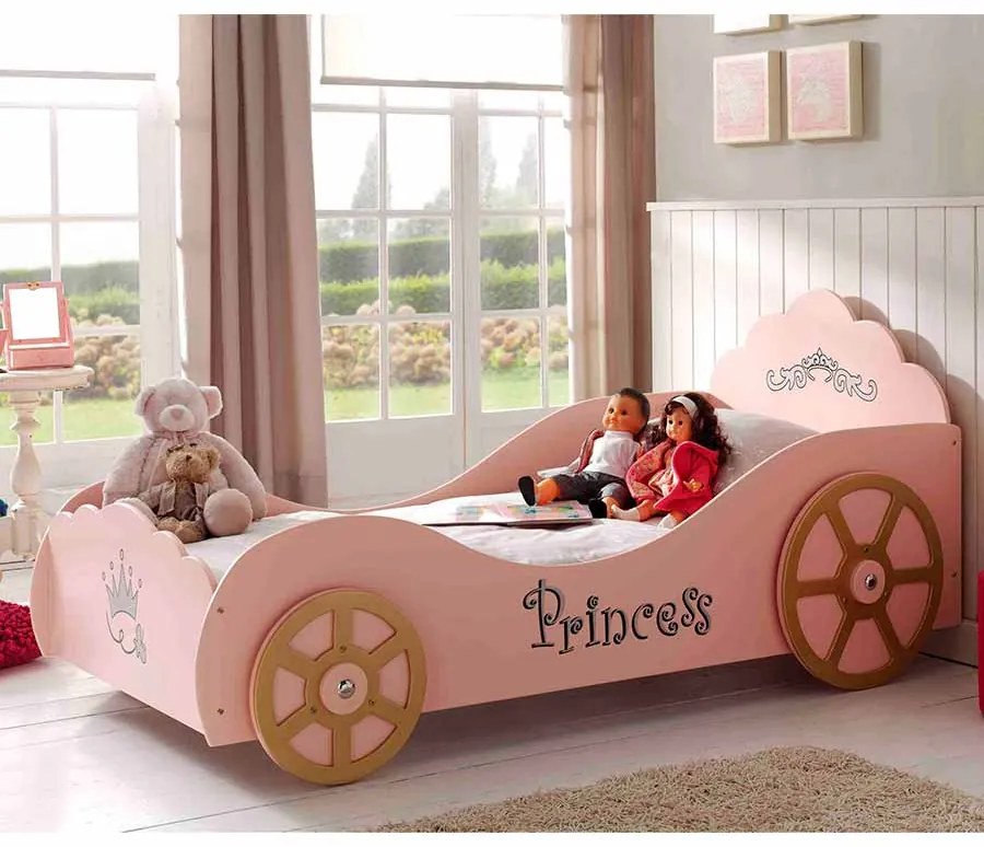 Cama De Criança PRINCESA PINKY Rosa