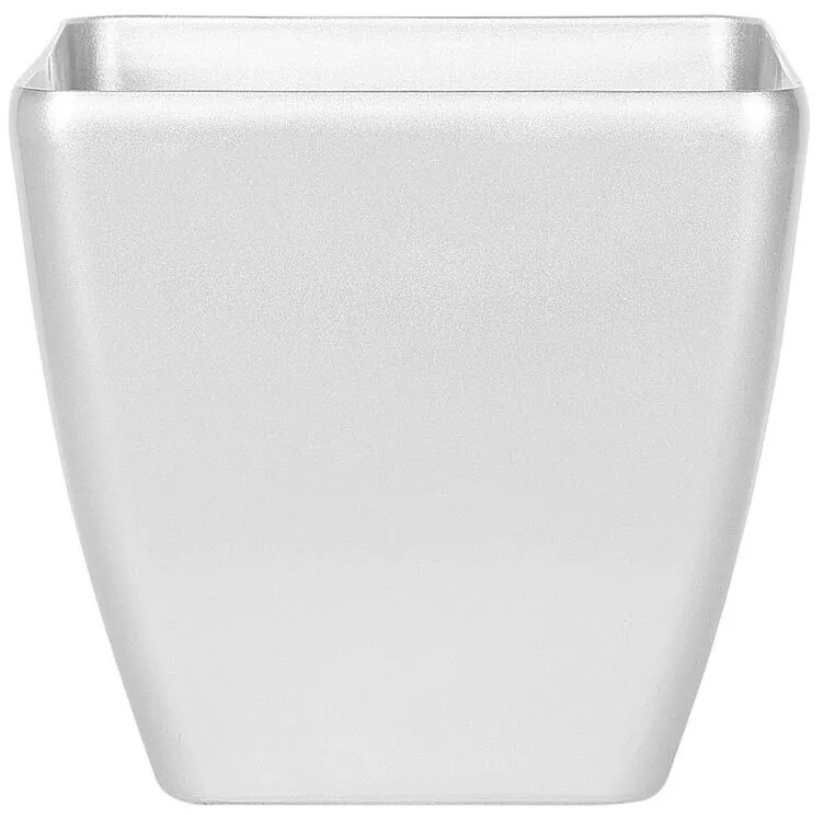 Vaso para plantas prateado 42 x 42 x 41 cm ASTRAS Beliani