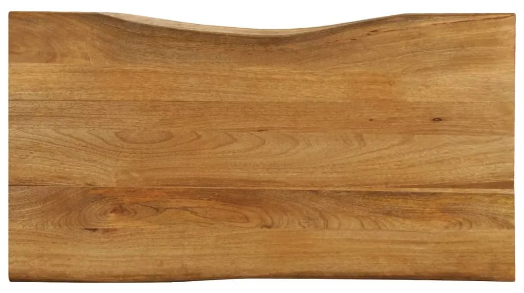Tampo de mesa c/ borda viva 100x60x3,8 cm mangueira maciça