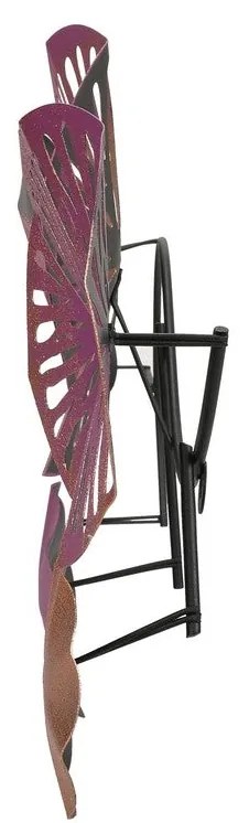 Acessório Decorativo de Parede em Metal Bys-4017 – Multicolor – 74 x 3