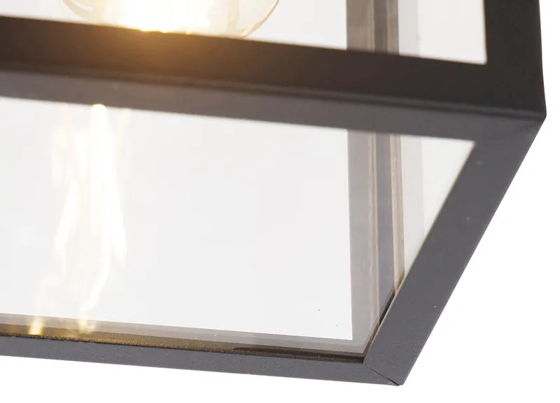 LED Luminária de teto exterior inteligente industrial preta com ST64 Wifi - Rotterdam Moderno