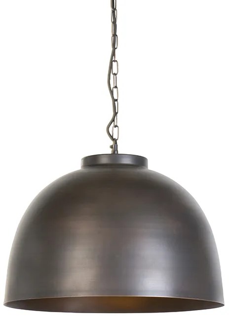 Candeeiro de suspensão industrial castanho 45,5 cm - Hoodi Industrial