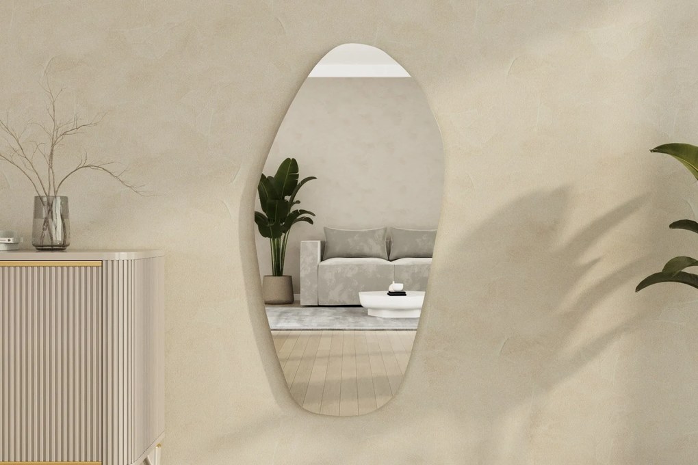 Espelho "Bella" - 60 x 120 x 2,2 cm - Preto - Design Moderno