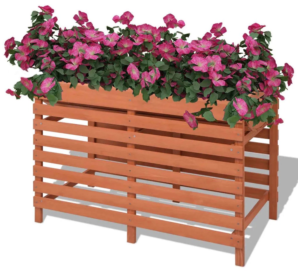 vidaXL Floreira 100x50x71 cm madeira