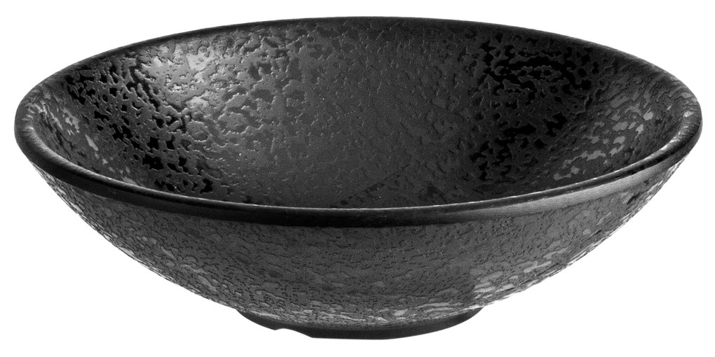 Saladeira Melamina Arizona 25.5X5cm Preto